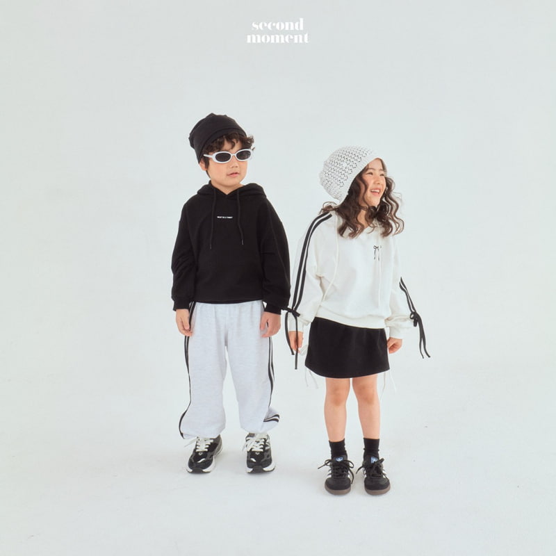 Second Moment - Korean Children Fashion - #prettylittlegirls - Tape Jogger Pants - 10