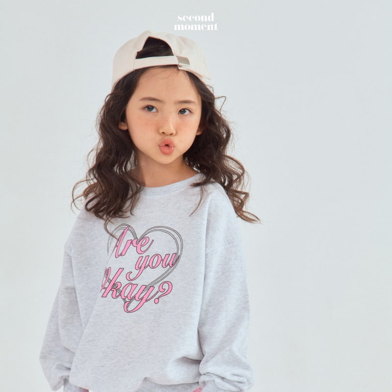 Second Moment - Korean Children Fashion - #prettylittlegirls - Heart OK Sweatshirts - 7