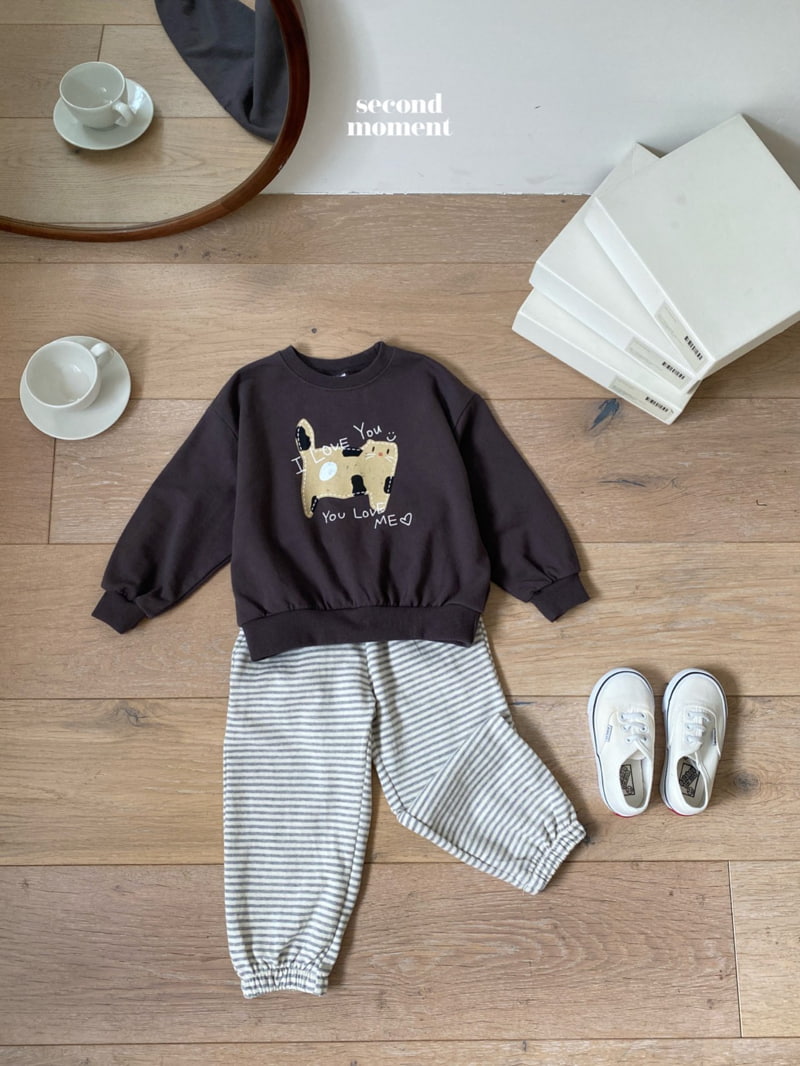 Second Moment - Korean Children Fashion - #prettylittlegirls - Stripe Jogger Pants - 6