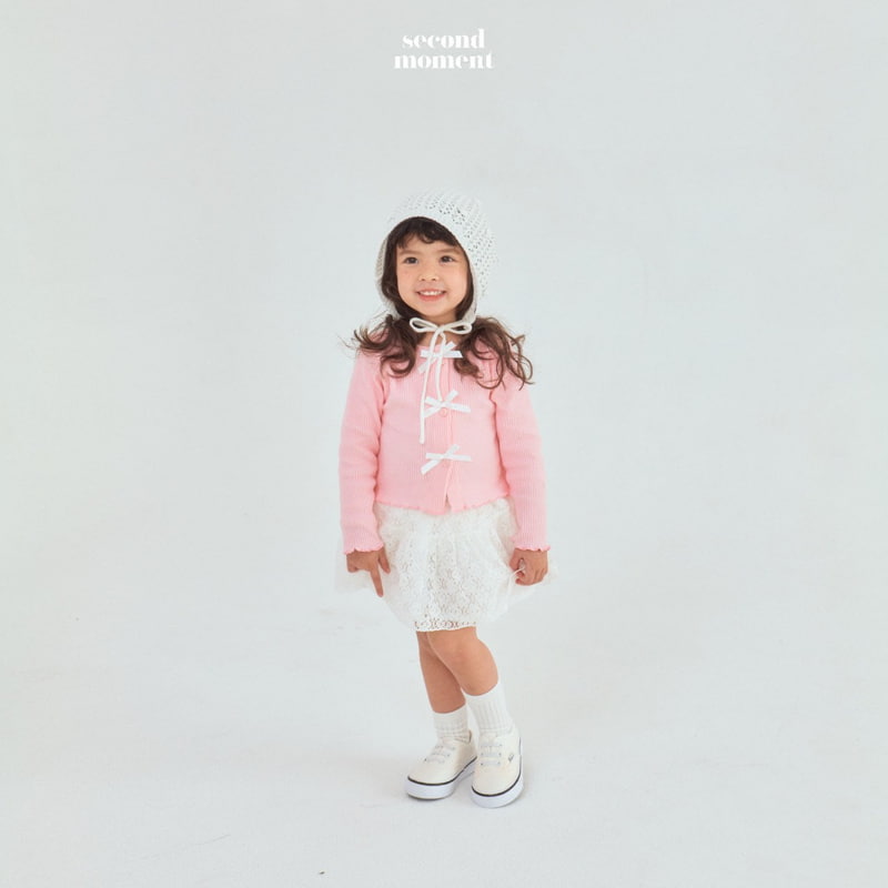 Second Moment - Korean Children Fashion - #prettylittlegirls - Ribbon Rib Cardigan - 12