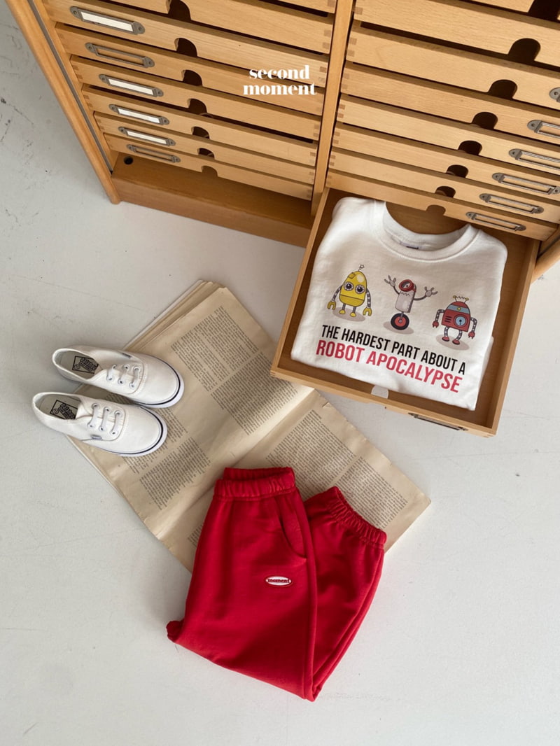 Second Moment - Korean Children Fashion - #toddlerclothing - Robbot Sweatshirts - 4