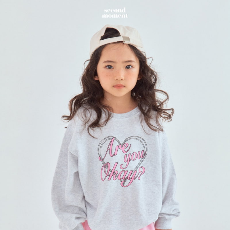 Second Moment - Korean Children Fashion - #stylishchildhood - Heart OK Sweatshirts - 10