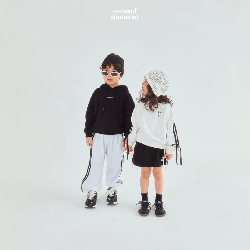 Second Moment - Korean Children Fashion - #stylishchildhood - Ribbon Tape Sweatshirts - 11