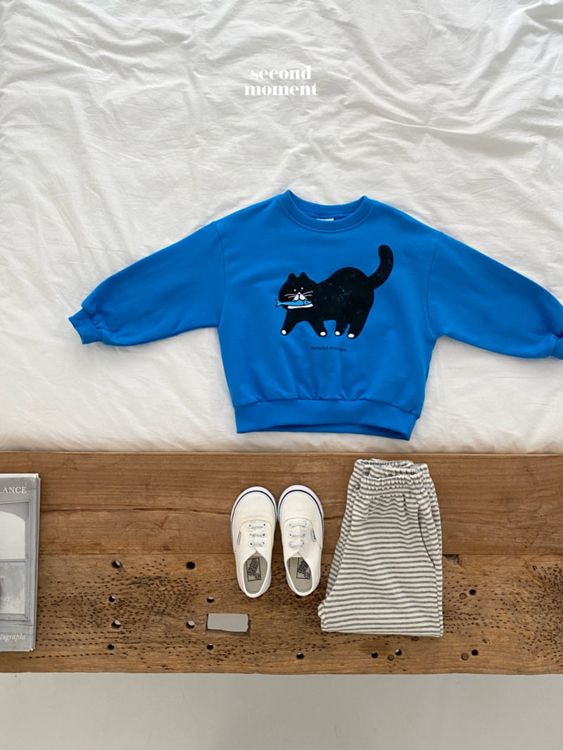 Second Moment - Korean Children Fashion - #todddlerfashion - Fish Cat Sweatshirts - 9