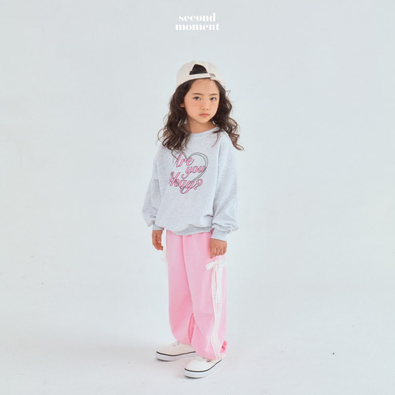 Second Moment - Korean Children Fashion - #todddlerfashion - Heart OK Sweatshirts - 8