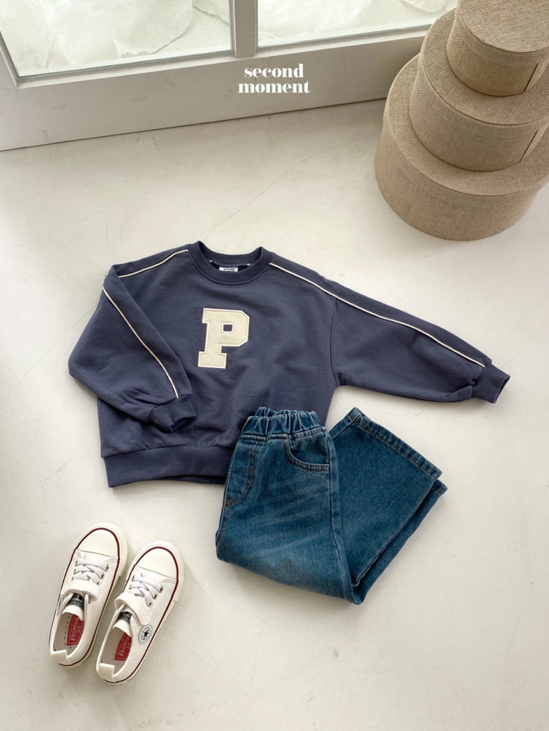 Second Moment - Korean Children Fashion - #toddlerclothing - P Piping Sweatshirts - 7