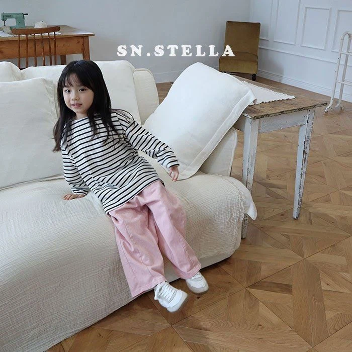 Sn.stella - Korean Children Fashion - #Kfashion4kids - Pigment Slit Pants - 10