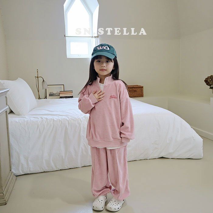Sn.stella - Korean Children Fashion - #Kfashion4kids - Terry Jogger Pants - 8
