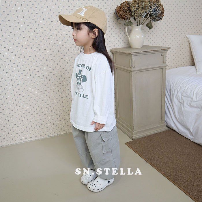 Sn.stella - Korean Children Fashion - #childofig - Raccoon Tee - 3