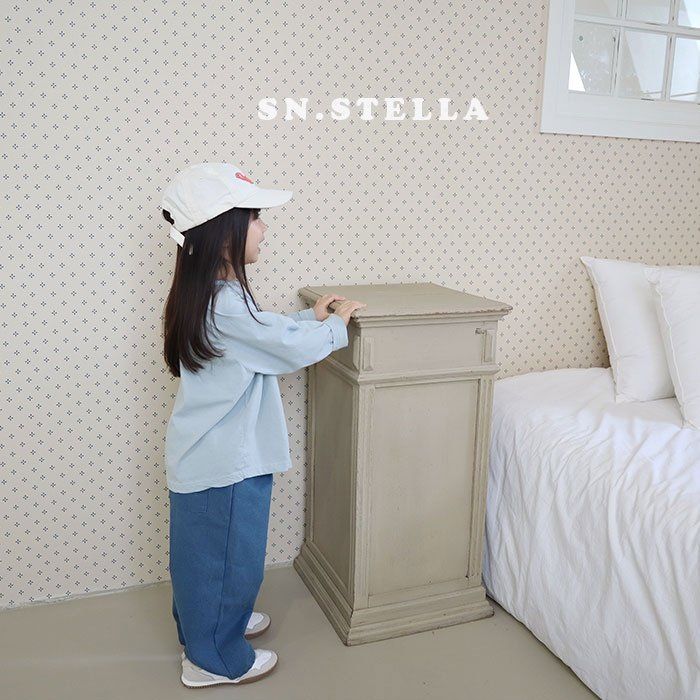Sn.stella - Korean Children Fashion - #childofig - Blue Pants - 11