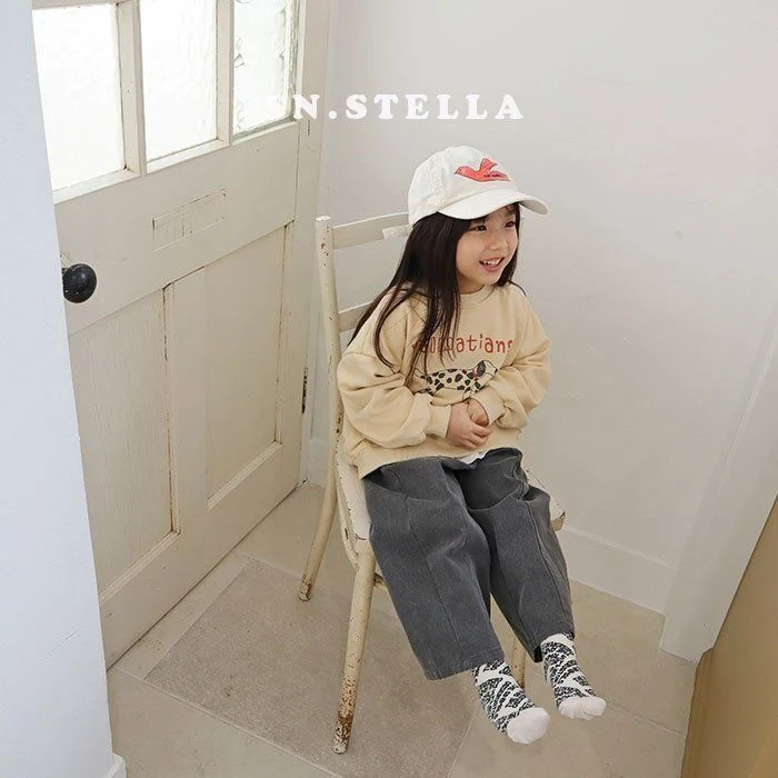 Sn.stella - Korean Children Fashion - #childrensboutique - Pigment Slit Pants - 3
