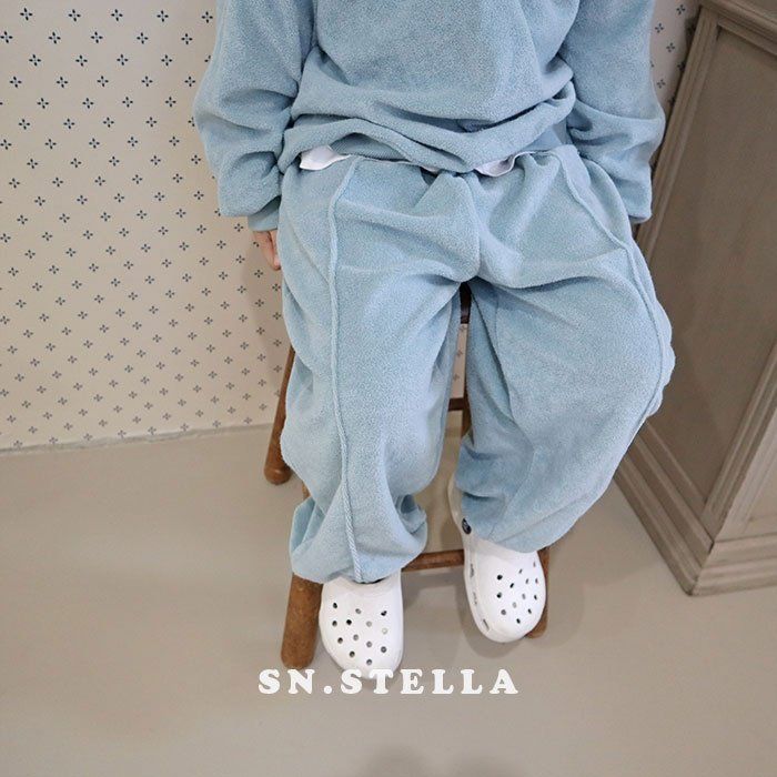 Sn.stella - Korean Children Fashion - #childrensboutique - Terry Jogger Pants