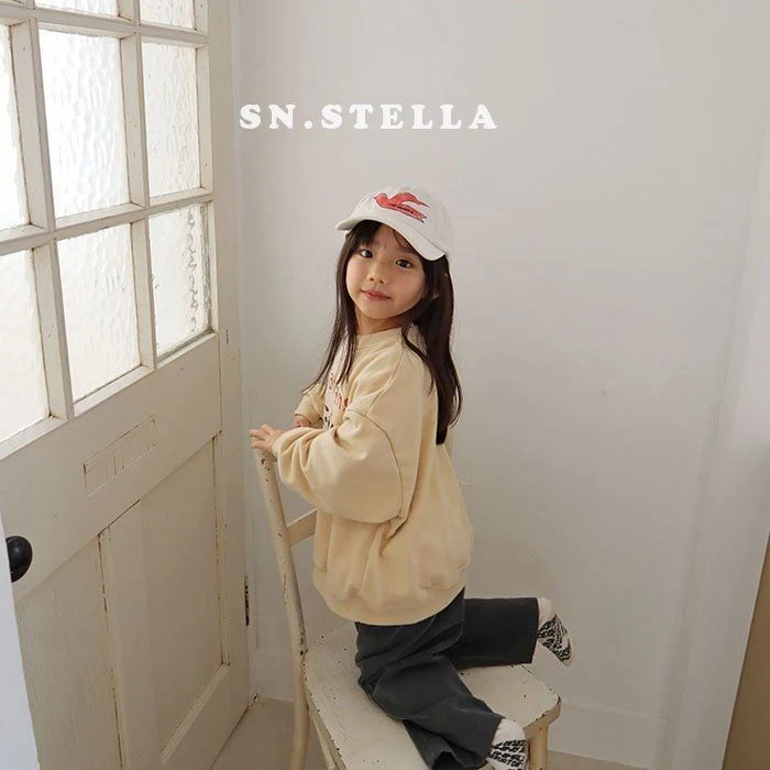 Sn.stella - Korean Children Fashion - #childrensboutique - Pigment Slit Pants - 4