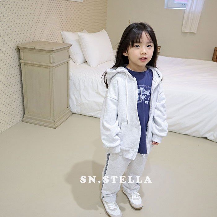 Sn.stella - Korean Children Fashion - #fashionkids - Andy Hood Zip-up Jacket