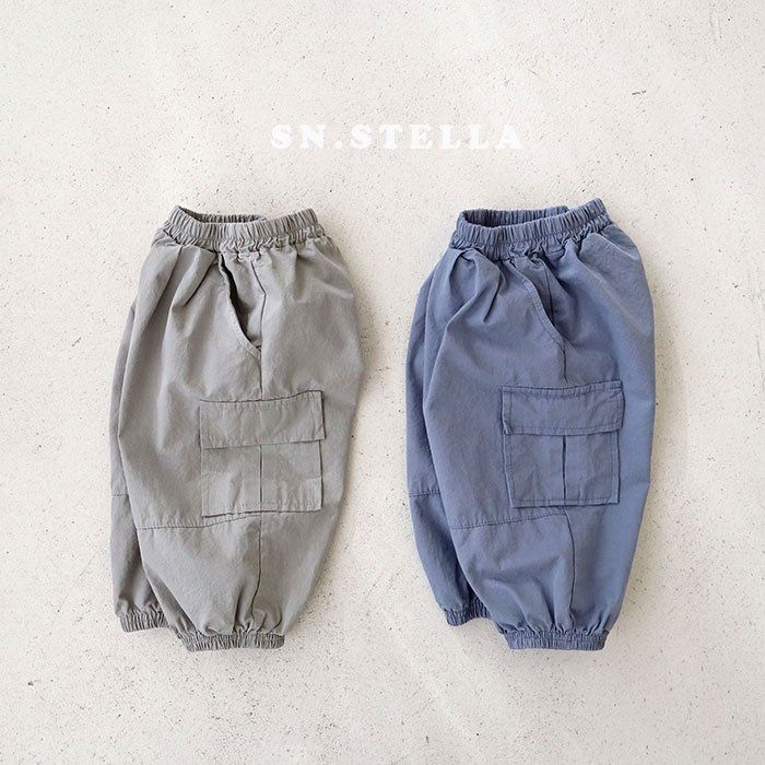 Sn.stella - Korean Children Fashion - #kidsshorts - Bang Bang Cargo Pants - 12