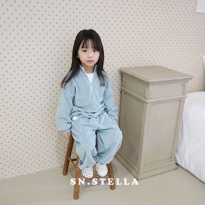 Sn.stella - Korean Children Fashion - #kidsshorts - Terry Jogger Pants - 5