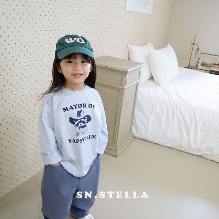 Sn.stella - Korean Children Fashion - #kidsstore - Raccoon Tee - 9