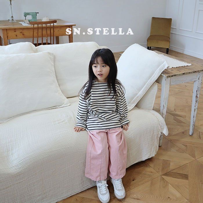 Sn.stella - Korean Children Fashion - #kidsstore - Pigment Slit Pants - 8
