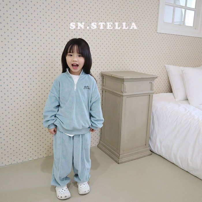 Sn.stella - Korean Children Fashion - #kidsstore - Terry Jogger Pants - 6