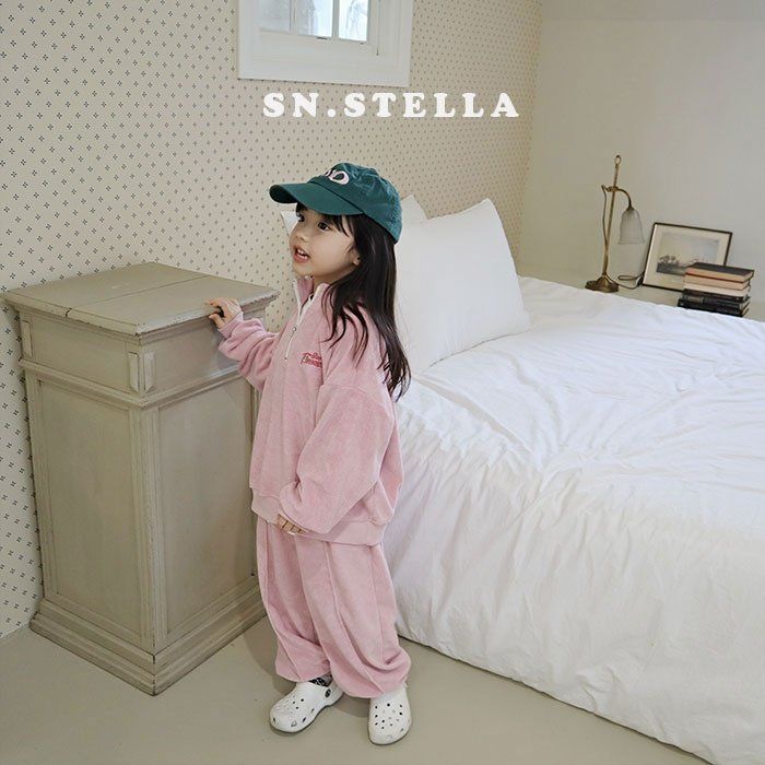 Sn.stella - Korean Children Fashion - #kidzfashiontrend - Terry Jogger Pants - 7