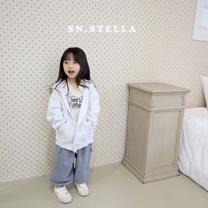 Sn.stella - Korean Children Fashion - #kidsstore - Andy Hood Zip-up Jacket - 4