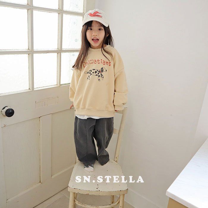 Sn.stella - Korean Children Fashion - #littlefashionista - Dalmatian Sweatshirts - 8