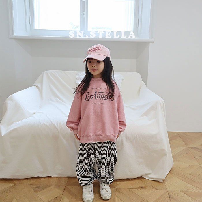 Sn.stella - Korean Children Fashion - #littlefashionista - LA Sweatshirts - 3