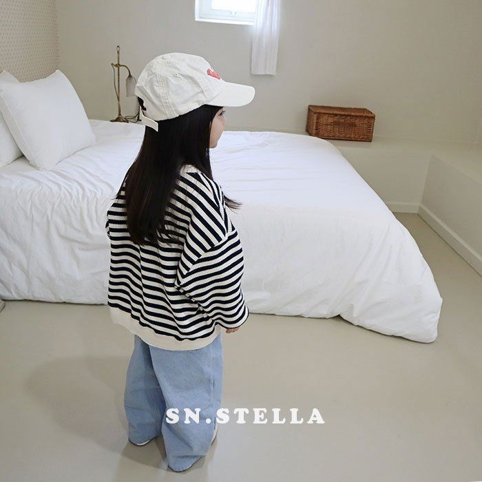 Sn.stella - Korean Children Fashion - #prettylittlegirls - Blue Pants - 7