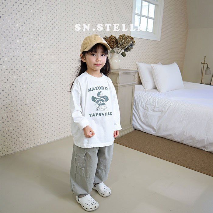 Sn.stella - Korean Children Fashion - #stylishchildhood - Bang Bang Cargo Pants - 6