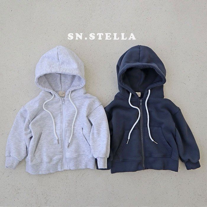 Sn.stella - Korean Children Fashion - #stylishchildhood - Andy Hood Zip-up Jacket - 12