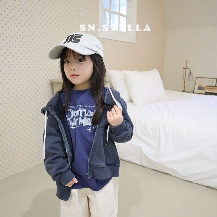 Sn.stella - Korean Children Fashion - #todddlerfashion - Andy Hood Zip-up Jacket - 10