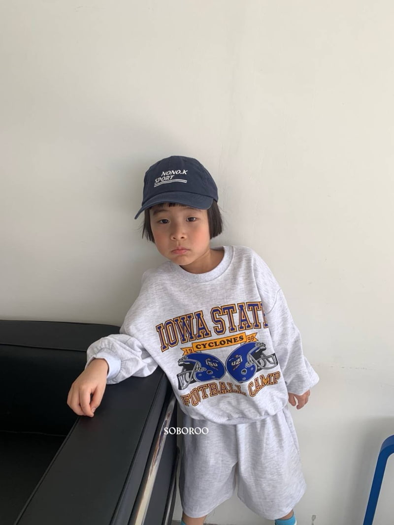 Soboroo - Korean Children Fashion - #childofig - Football Top Bottom Set - 4