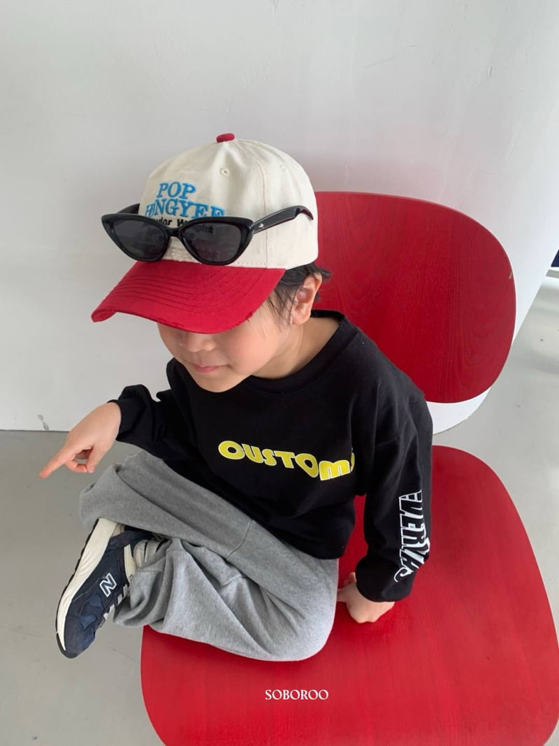 Soboroo - Korean Children Fashion - #fashionkids - Custom Lettering Tee - 10