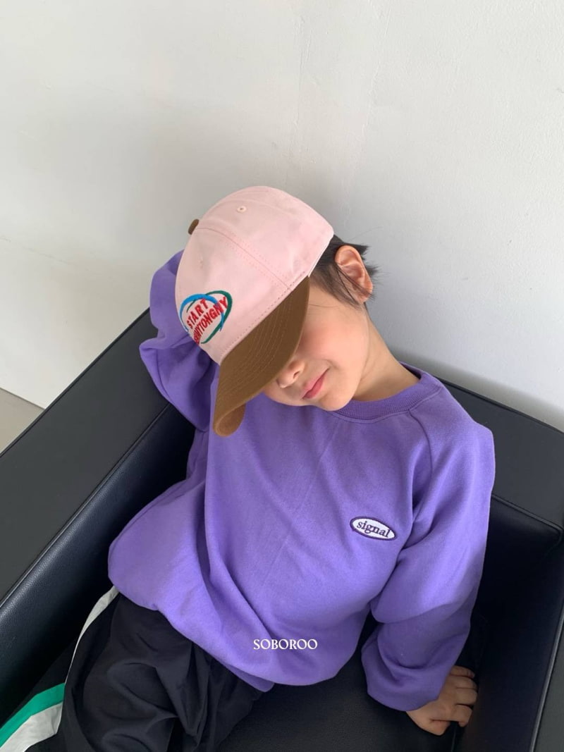 Soboroo - Korean Children Fashion - #fashionkids - Signal Embroidery Sweatshirts - 9