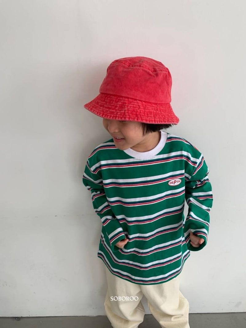 Soboroo - Korean Children Fashion - #fashionkids - Depth Stripe Tee - 4