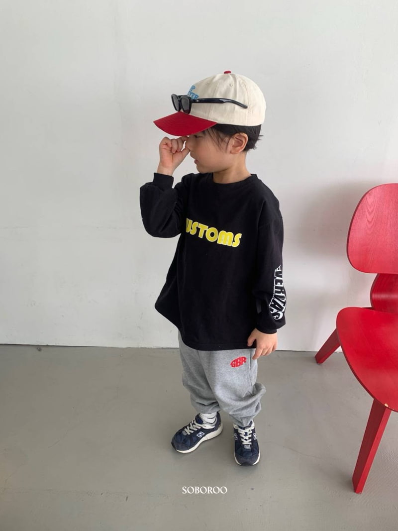 Soboroo - Korean Children Fashion - #kidsshorts - Custom Lettering Tee - 11