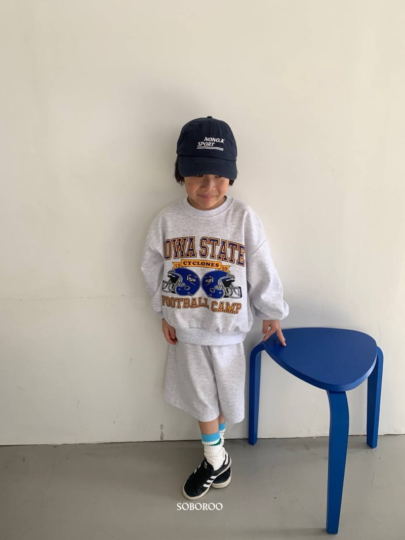 Soboroo - Korean Children Fashion - #kidsstore - Football Top Bottom Set - 9
