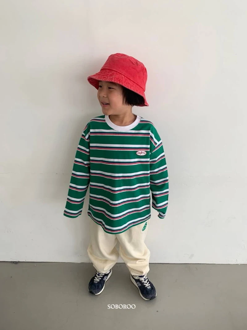 Soboroo - Korean Children Fashion - #kidsstore - Depth Stripe Tee - 5