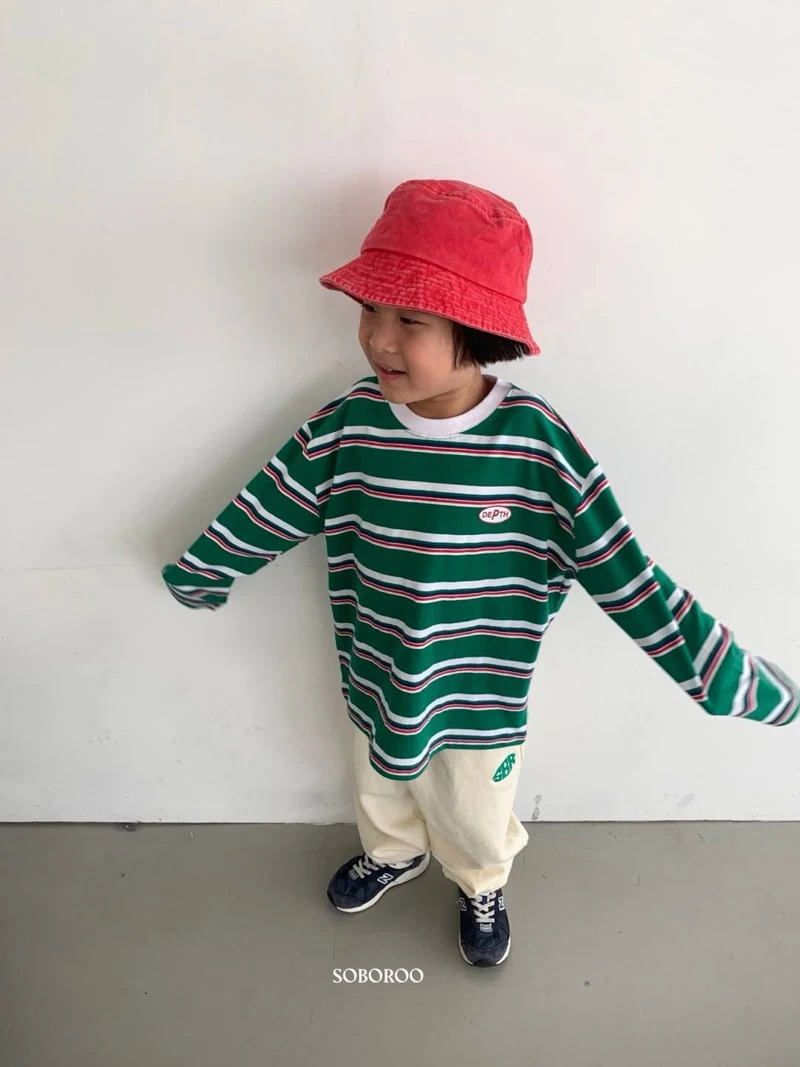 Soboroo - Korean Children Fashion - #kidzfashiontrend - Depth Stripe Tee - 6