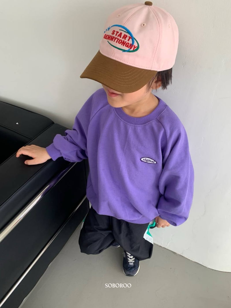 Soboroo - Korean Children Fashion - #prettylittlegirls - Signal Embroidery Sweatshirts - 3