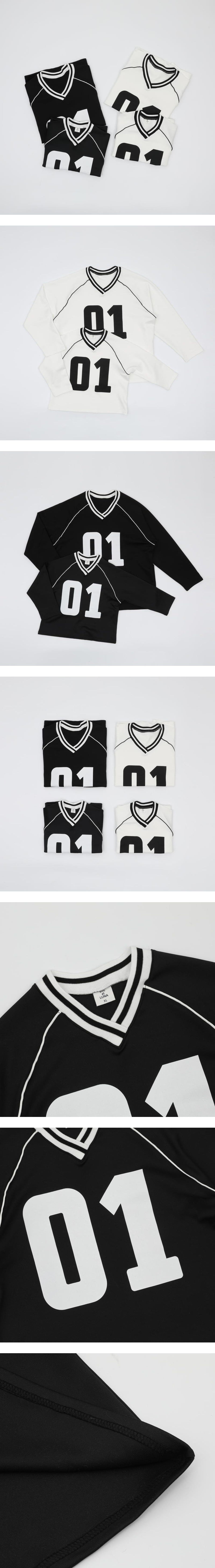 Sol At Luna - Korean Children Fashion - #Kfashion4kids - Number Raglan Tee (Mom)