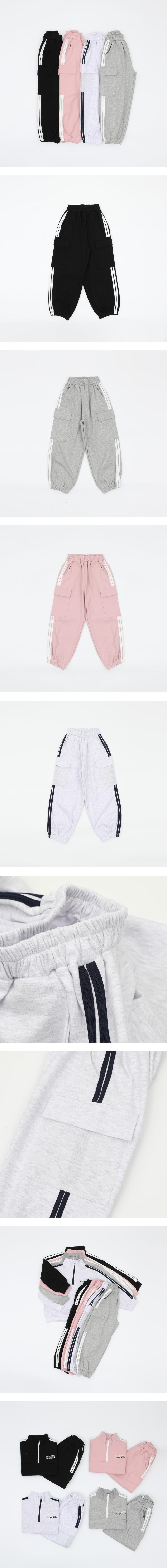Sol At Luna - Korean Children Fashion - #kidzfashiontrend - Anorak Jogger Pants