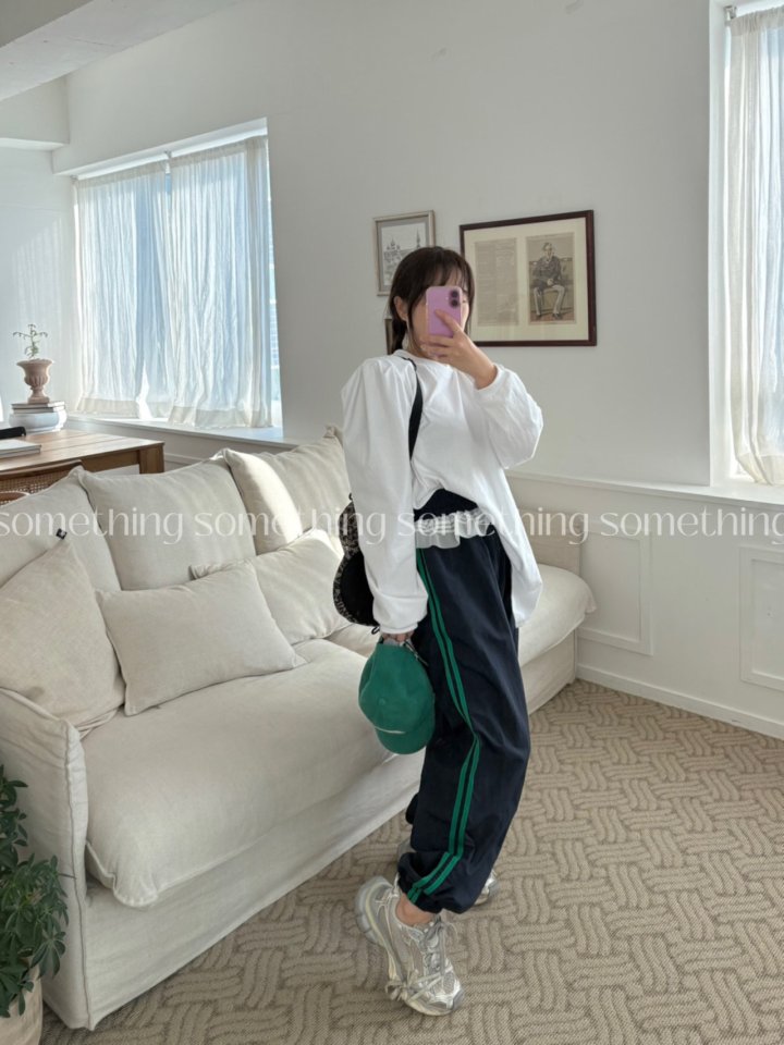 Something - Korean Women Fashion - #momslook - Frill Jogger Pants - 9