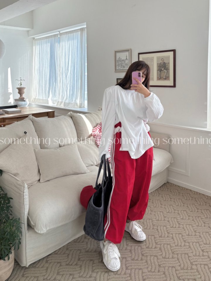 Something - Korean Women Fashion - #momslook - Haru Tee - 5