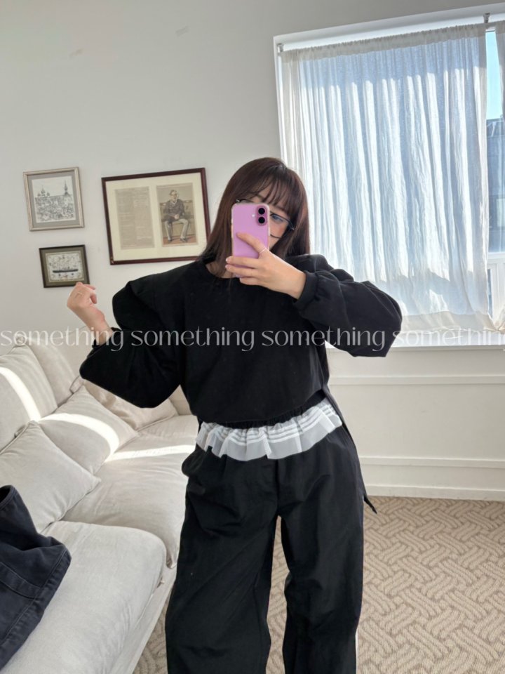 Something - Korean Women Fashion - #momslook - Haru Tee - 9