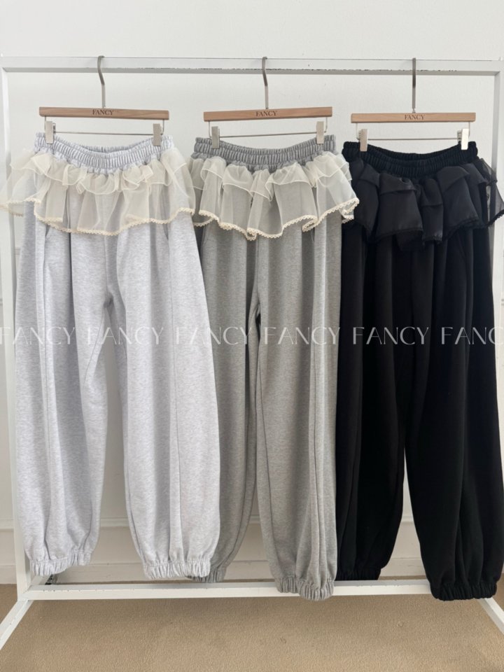 Something - Korean Women Fashion - #momslook - Cancan Jogger Pants - 3