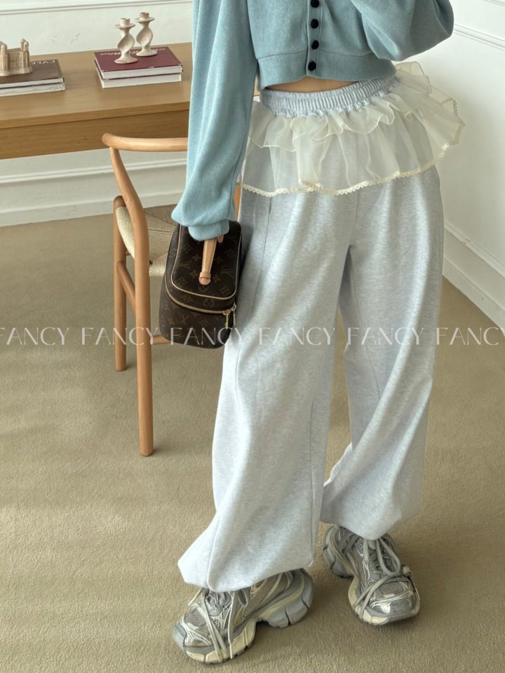 Something - Korean Women Fashion - #momslook - Cancan Jogger Pants - 4