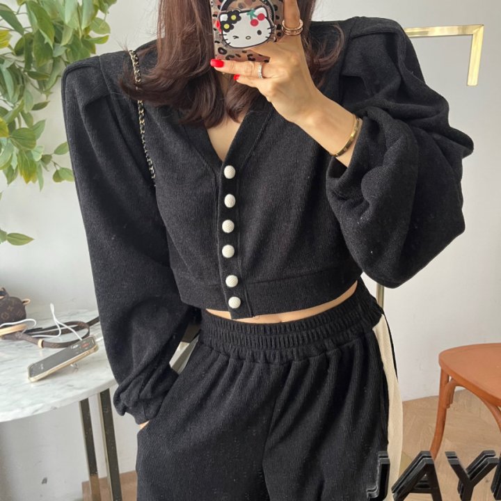 Something - Korean Women Fashion - #shopsmall - Monne Cardigan - 7