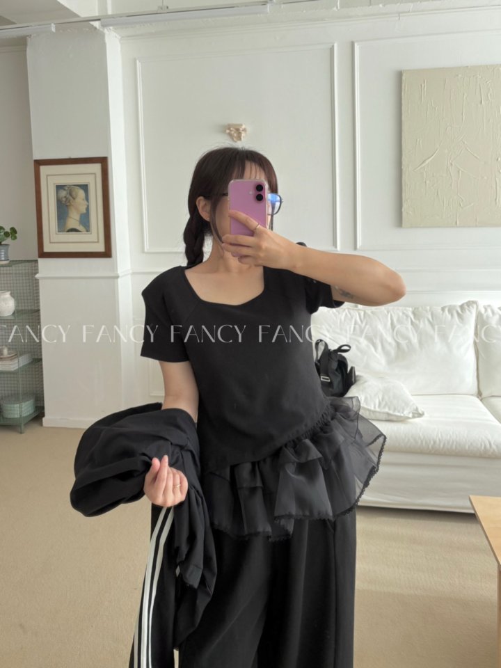 Something - Korean Women Fashion - #vintageinspired - Mino Tee - 5