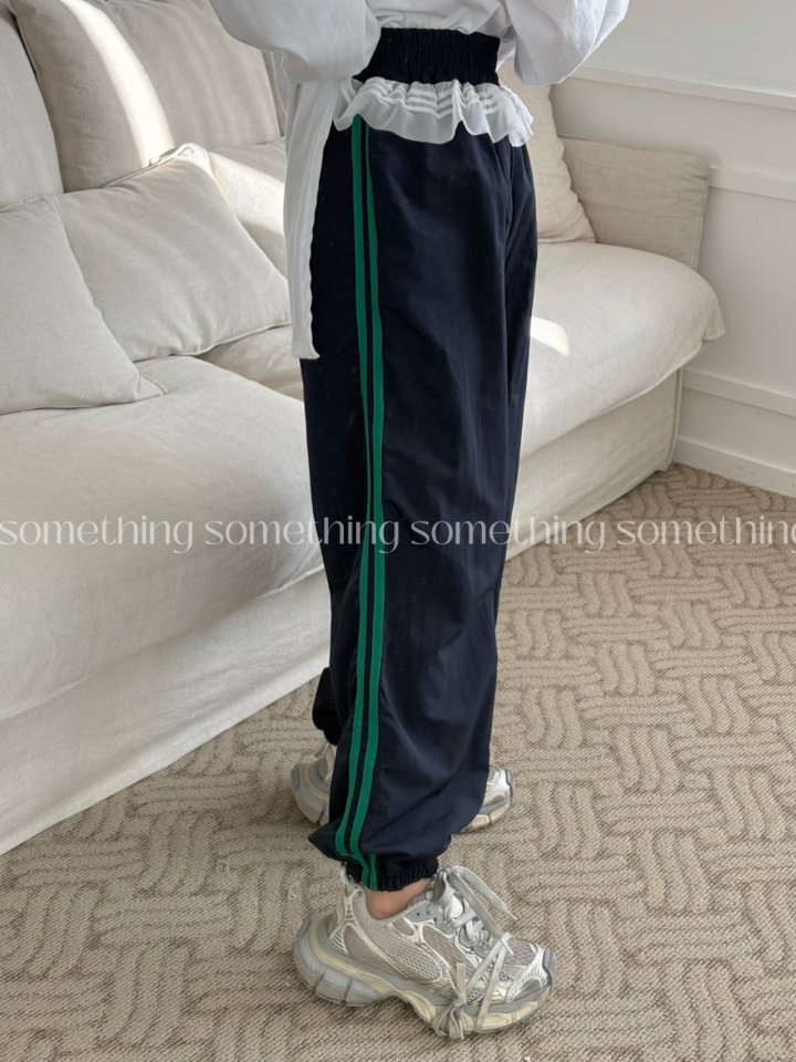 Something - Korean Women Fashion - #womensfashion - Frill Jogger Pants - 8